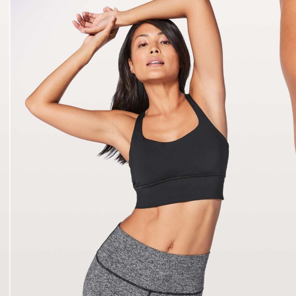 Lululemon Free To Be Bra Long Line in Black
